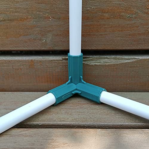 Gardeningwill 10Pcs 3 Way 16mm Elbow PVC Pipe Fitting Build Heavy Duty Greenhouse Frame Furniture Connectors Tent Connection - Image 5