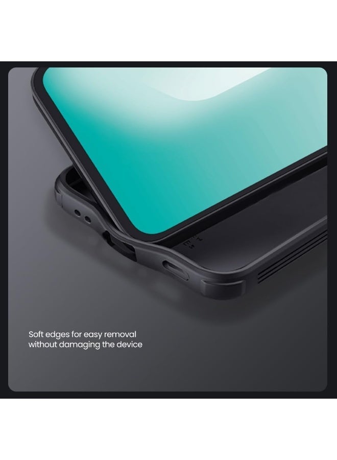 نيلكين جراب لهاتف Samsung Galaxy S25 FE من Nillkin Camshield Pro مع حماية منزلق لعدسة الكاميرا، جراب خلفي صلب مضاد للخدش مع حماية ناعمة من مادة TPU لهاتف Samsung Galaxy S25 FE - Image 4