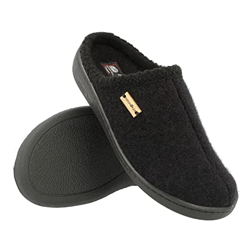 HAFLINGER Unisex at Nordkap Wool Hard Sole Slippers (Black 03) EU 36 - Image 2