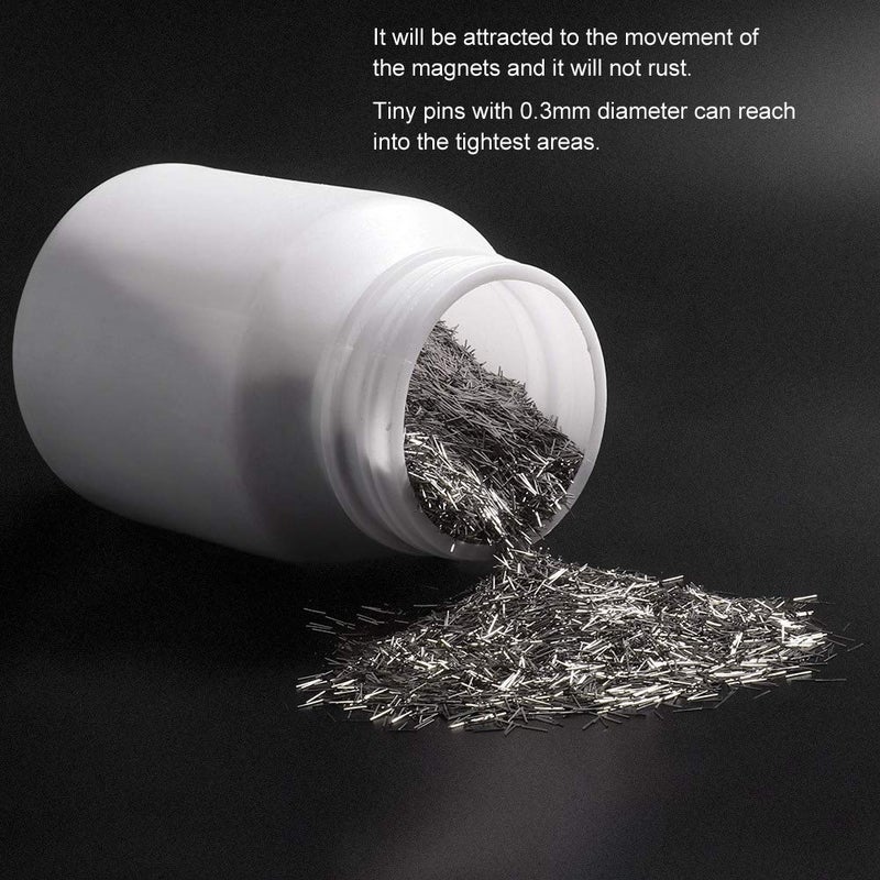 yuyte Stainless Steel Polishing 03mm Pins Magnetic Tumbler Mag Polishers Pins Magnetic Tumbler Jewelry Making Accessory - Image 4