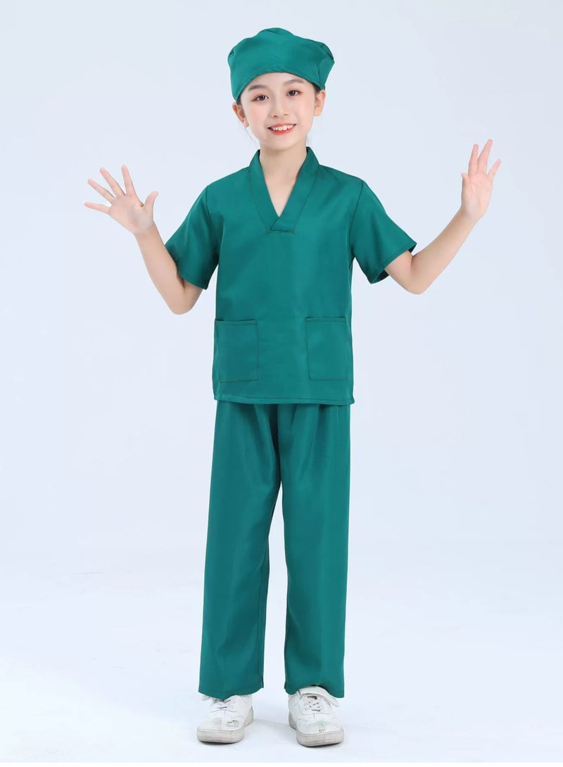 Children's Doctor Costume Set, Dentist Costume Play Set - Image 2