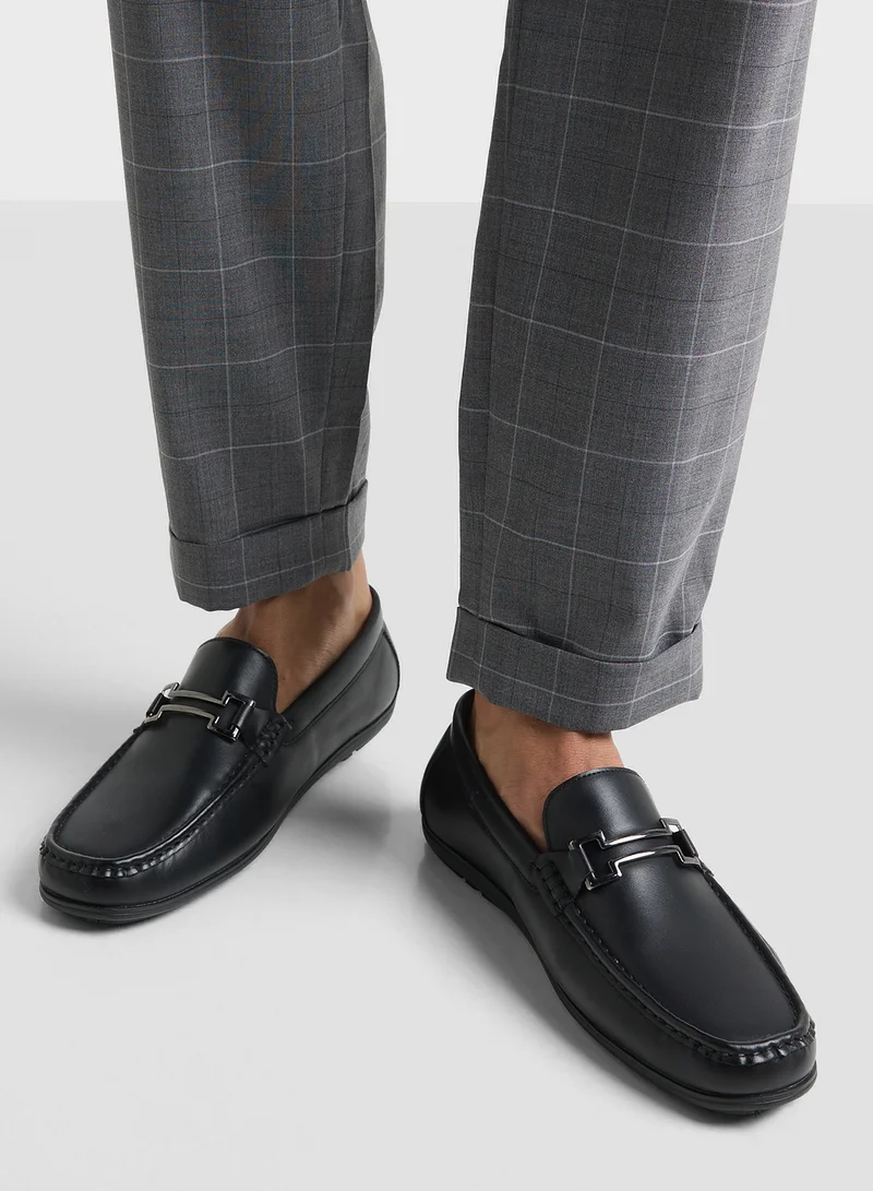 Robert Wood  Trim Detail Formal Loafers for Men | Best Price UAE