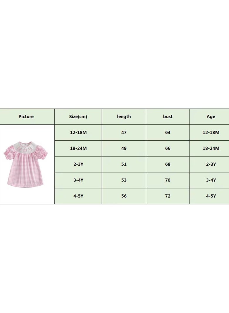 Matching Family Outfits - Big Sister - Pink- Dress - Image 4