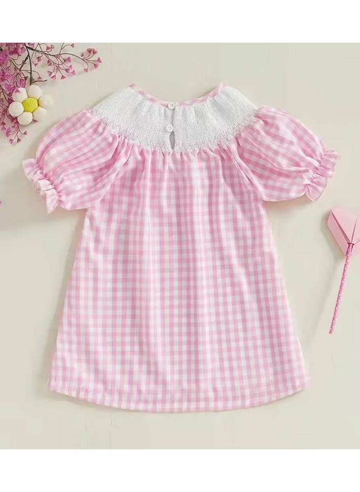 Matching Family Outfits  Matching Family Outfits - Big Sister - Pink- Dress for Women | Best Price UAE