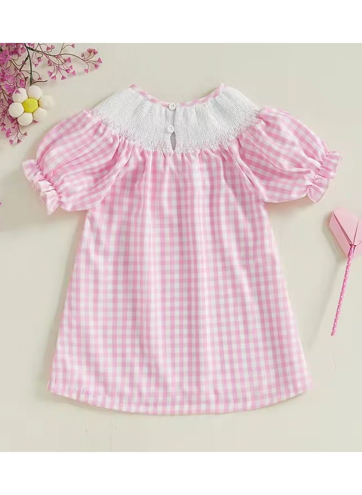Matching Family Outfits - Big Sister - Pink- Dress - Image 3