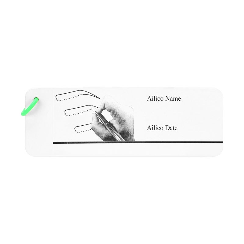 Fixed ring portable 6 eyebrow auxiliary design tools for clear tracing of lines and patterns, practice and display of eyebrow shape cards - Image 1