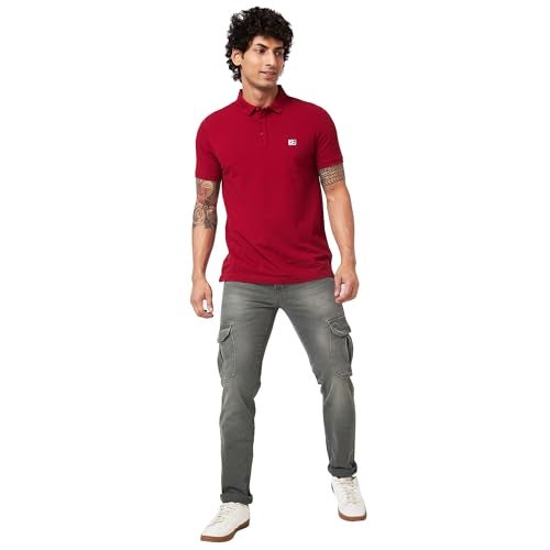 Spykar Men's Rover Regular Fit Mid-Rise Casual Jeans Olive Green - Image 2