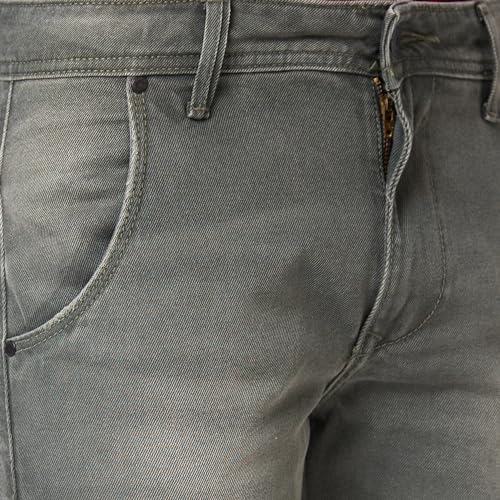 Spykar Men's Rover Regular Fit Mid-Rise Casual Jeans Olive Green - Image 5