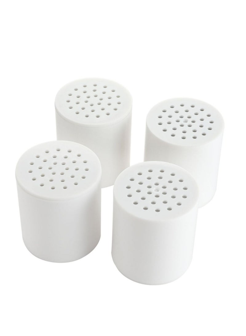 Milatech 4 Pack 20-Stage Shower Filter Universal Replacement Filter Cartridge Hard Water Purifier Removes Chlorine, Heavy Metals, Iron, Other Sediments, High Output Water Softener, Skin and Hair Health ﻿ - Image 1
