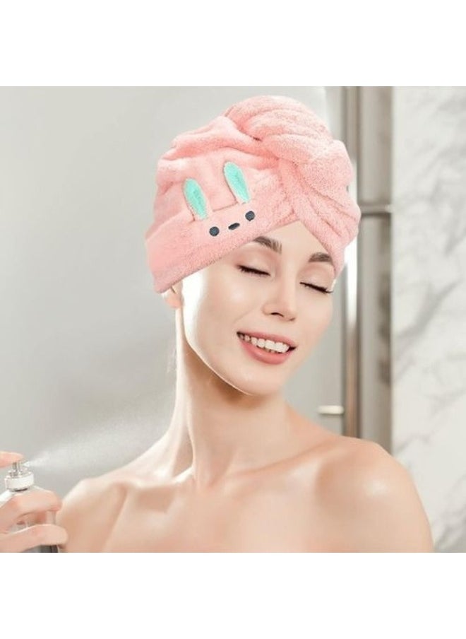 Generic - Bunny Shape Microfiber Hair Drying Towels multicolour - Image 1
