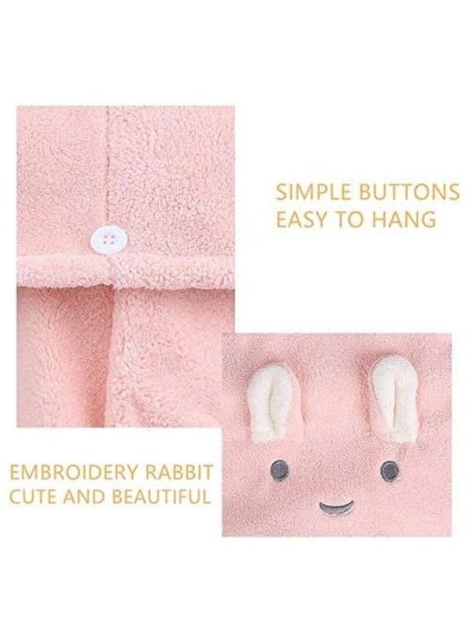 Generic - Bunny Shape Microfiber Hair Drying Towels multicolour - Image 1