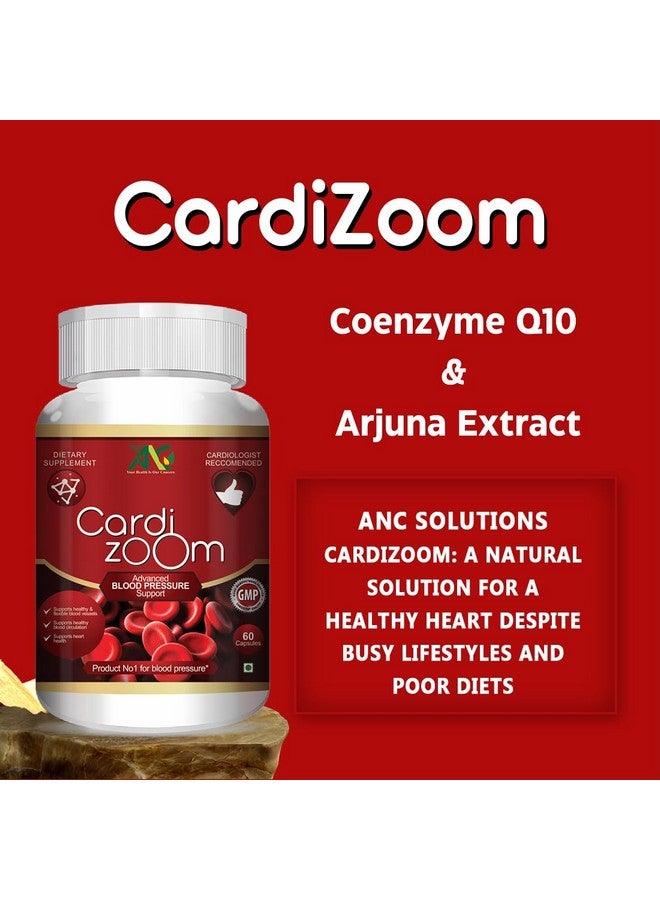 ANC مكمل صحة القلب ANC Cardizoom مع مستخلص أرجونا ومستخلص المورينغا (60 كبسولة) للرجال والنساء (عبوة من 2) - Image 5