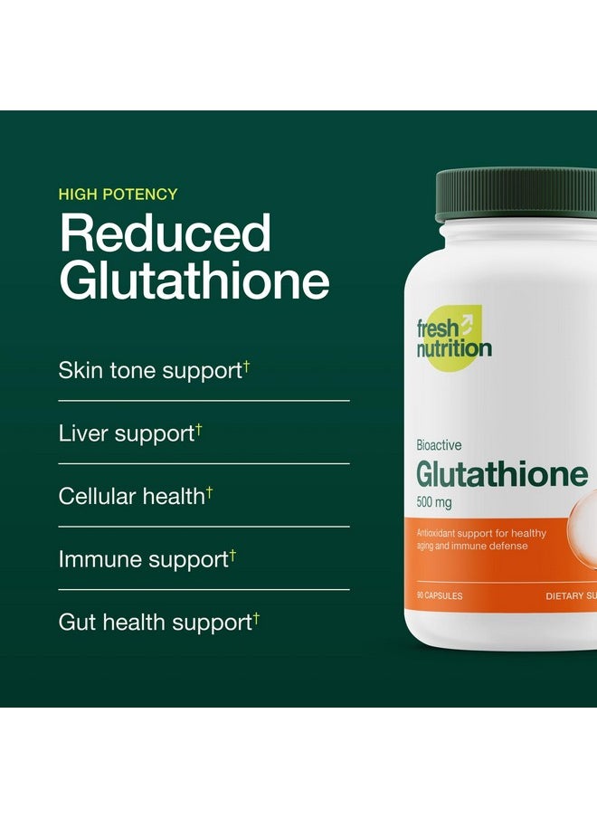 Fresh Nutrition Glutathione Supplement Capsule - Strongest DNA Verified Glutathione Reduced - Vegan Friendly, Non GMO, Gluten & Soy Free  - Image 3