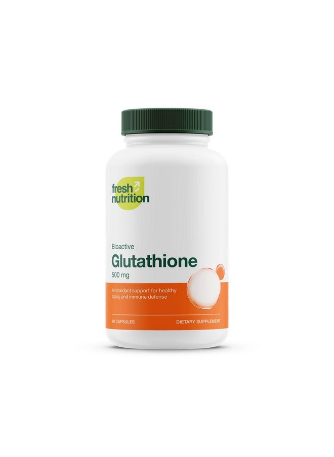 Fresh Nutrition Glutathione Supplement Capsule - Strongest DNA Verified Glutathione Reduced - Vegan Friendly, Non GMO, Gluten & Soy Free  - Image 1