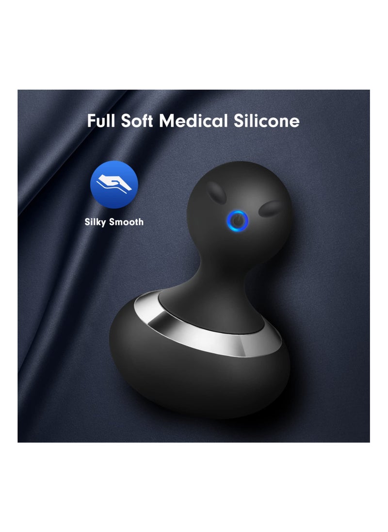 SYOSI Cordless Electric Massager, 10 Powerful Vibrations, Rechargeable Handheld Neck Massager, Neck Body Muscle Pain Relaxation, Muscle Massage, Deep Tissue Massager, for Shoulder Neck Back Relaxation  - Image 5