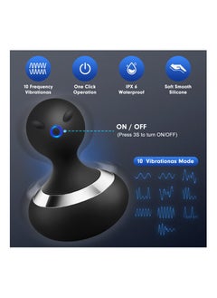 SYOSI Cordless Electric Massager, 10 Powerful Vibrations, Rechargeable Handheld Neck Massager, Neck Body Muscle Pain Relaxation, Muscle Massage, Deep Tissue Massager, for Shoulder Neck Back Relaxation  - Image 2