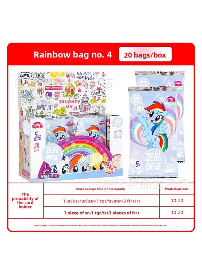 Pony Polly Card Fun Shadow Pack 4th Bomb 4 Bomb Card Genuine Card Tour Surrounding Card Pack Collection Card Whole Box