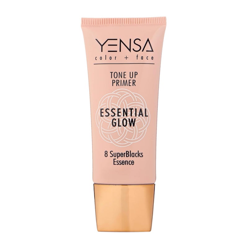 YENSA Tone Up Essential Glow Primer for Face  Brightening  Blurring Makeup Primer  Makeup Base Infused with Superfood Ingredients  Minimizes Appearance of Pores  SatinSheen Finish 1 Fl oz