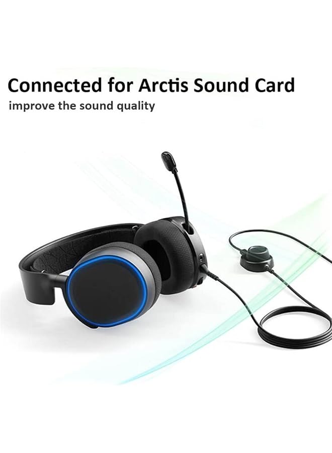 Sorandy Replacement Audio Cable Cord 1.5M 4.9Ft Cable Cord Wire For Steelseries Compatible With Steelseries Arctis 3 Arctis 5 Arctis7 Arctis Pro Arctis Prime Gaming Headset - Image 3