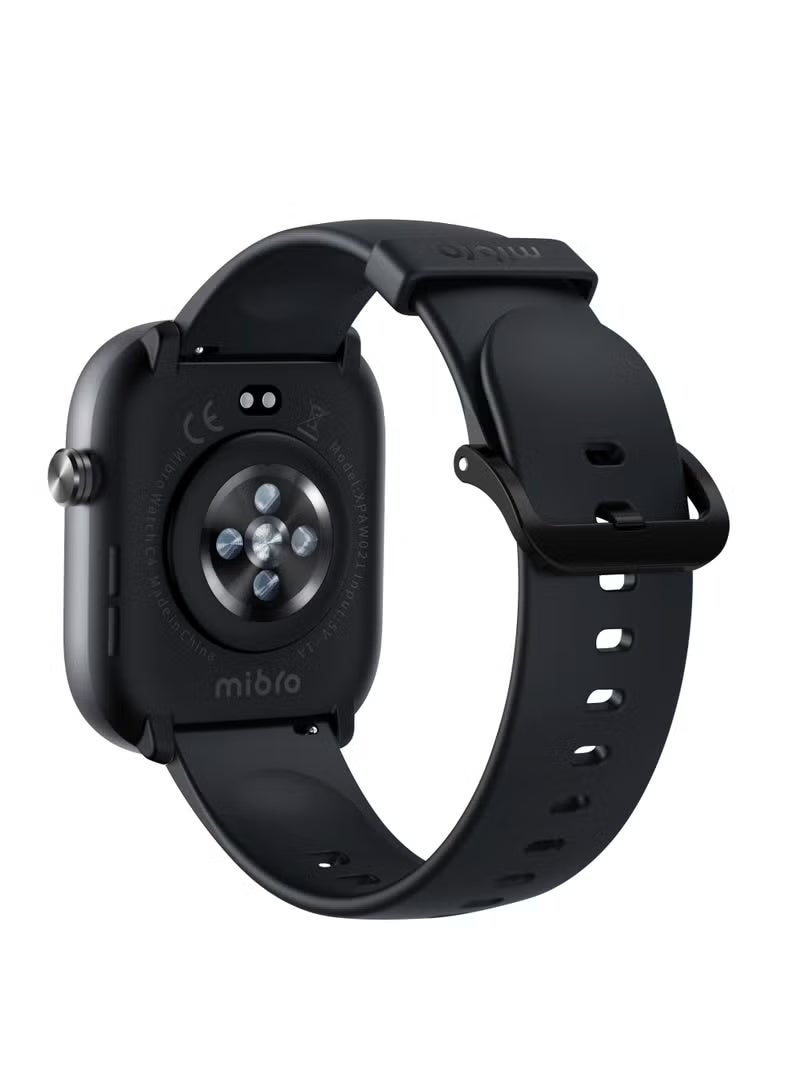 ميبرو ساعة Mibro C4 Dark Gray الذكية – شاشة TFT 2.01 بوصة، مكالمات بلوتوث، بطارية 300 مللي أمبير، مقاومة للماء حتى 20 متر، وأكثر من 100 وضع رياضي - Image 3