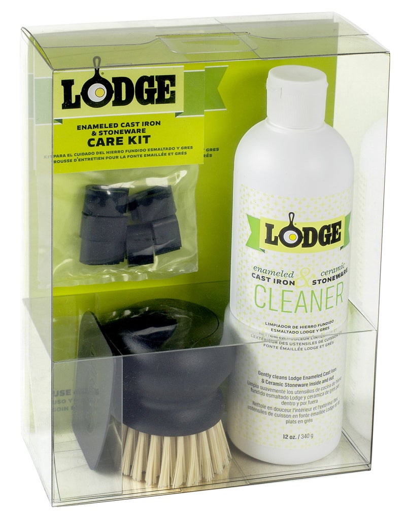 Lodge A-CAREE1 Enameled Cast Iron and Stoneware Care Kit, One Size, Assorted - Image 1