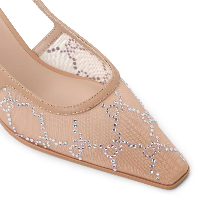 Call it Spring  AMOURA Embellished Slingback Heels for Women | Best Price UAE