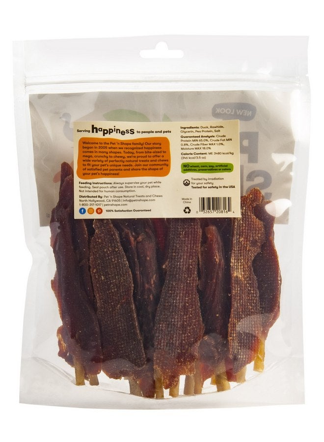 Pet 'n Shape Chik 'n Skewers - Duck Wrapped Rawhide Chew Dog Treats - 1 Pound - Image 3