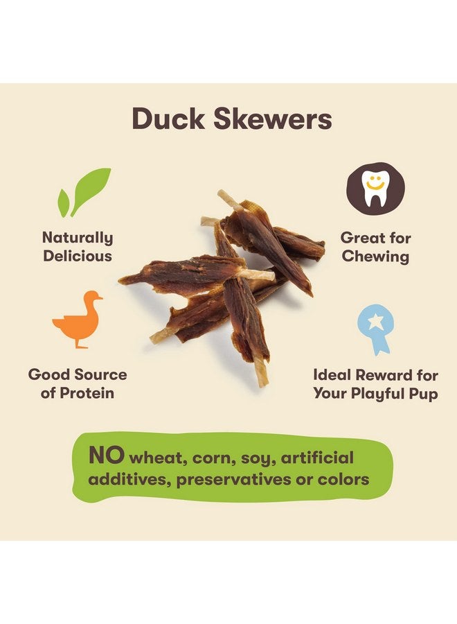 Pet 'n Shape Chik 'n Skewers - Duck Wrapped Rawhide Chew Dog Treats - 1 Pound - Image 4