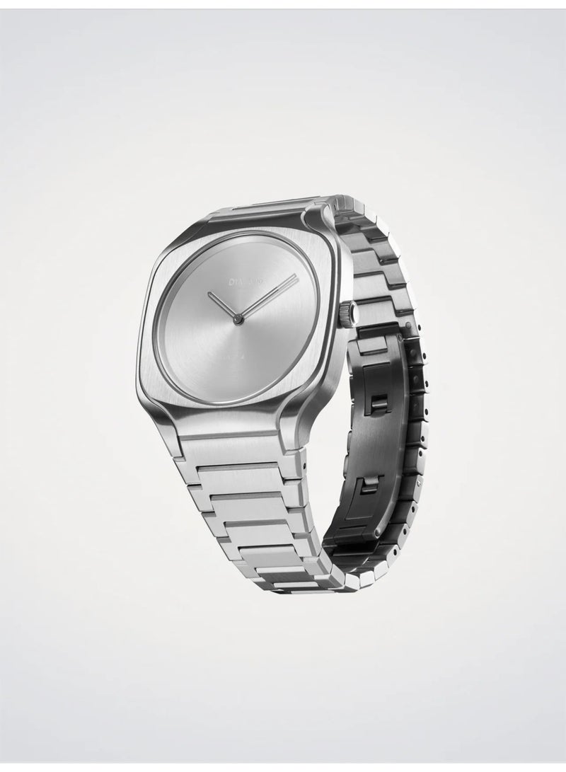 دي وان ميلانو D1 MILANO SQBJ10 ساعة بسوار مربع 37 مم - إطار رمادي - Image 2