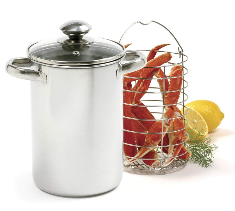Norpro 573 Stainless Steel Vertical Cooker/Steamer, 3 Piece Set, 10in/25.5cm, as shown - Image 3