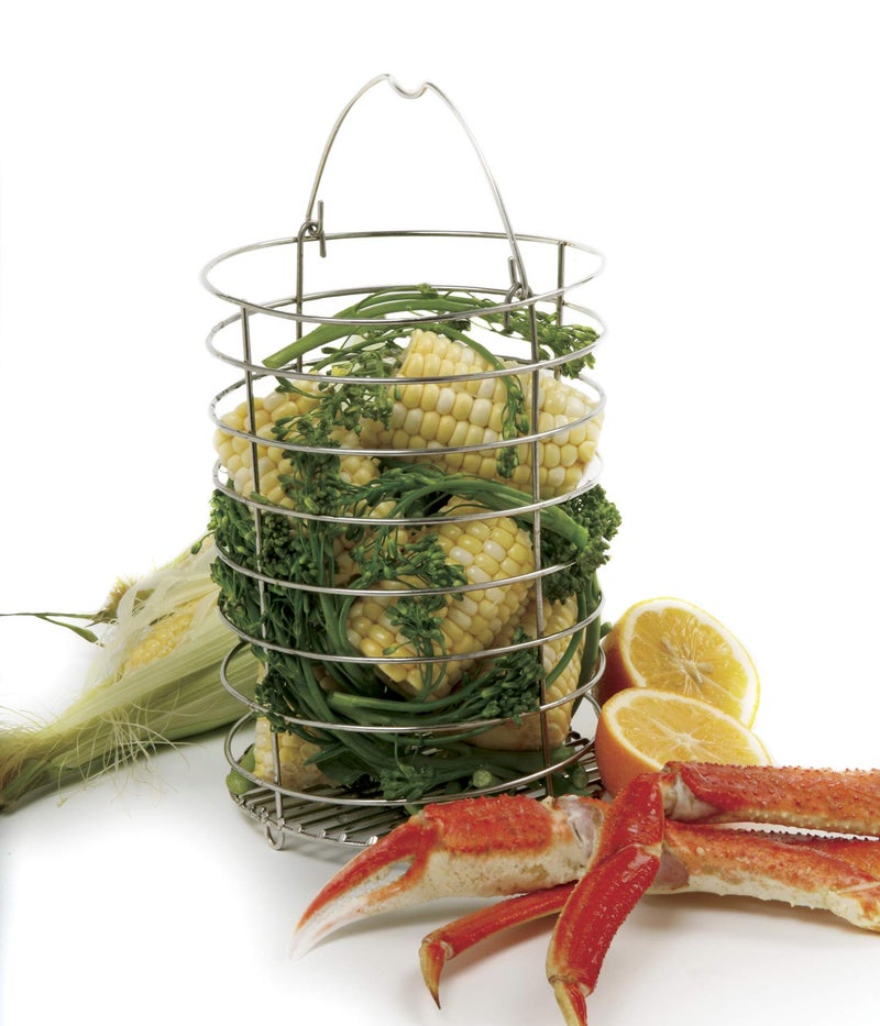 Norpro 573 Stainless Steel Vertical Cooker/Steamer, 3 Piece Set, 10in/25.5cm, as shown - Image 2