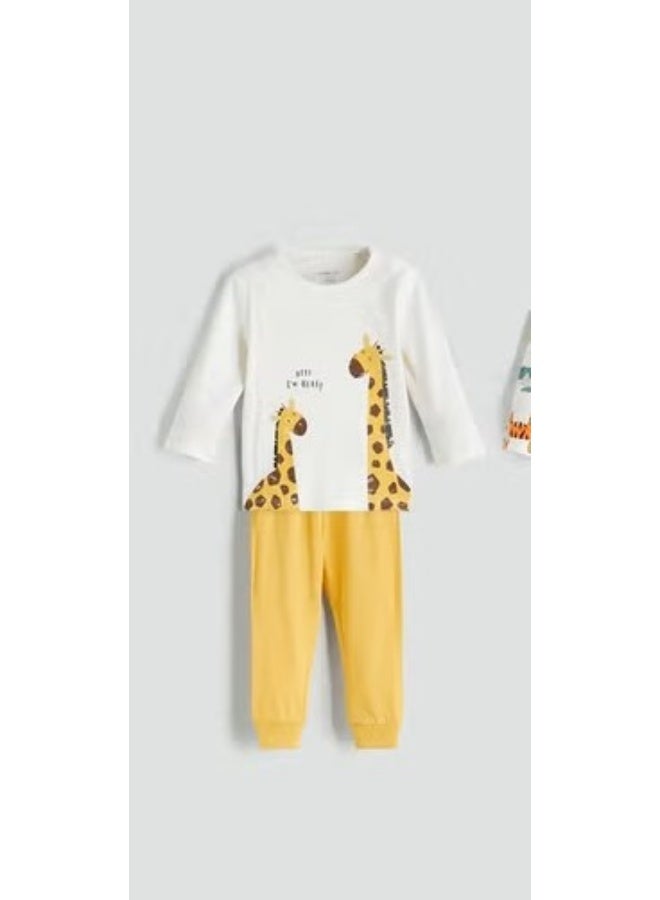 LC WAIKIKI Baby Boy Long Sleeve Pyjama Set - Image 1