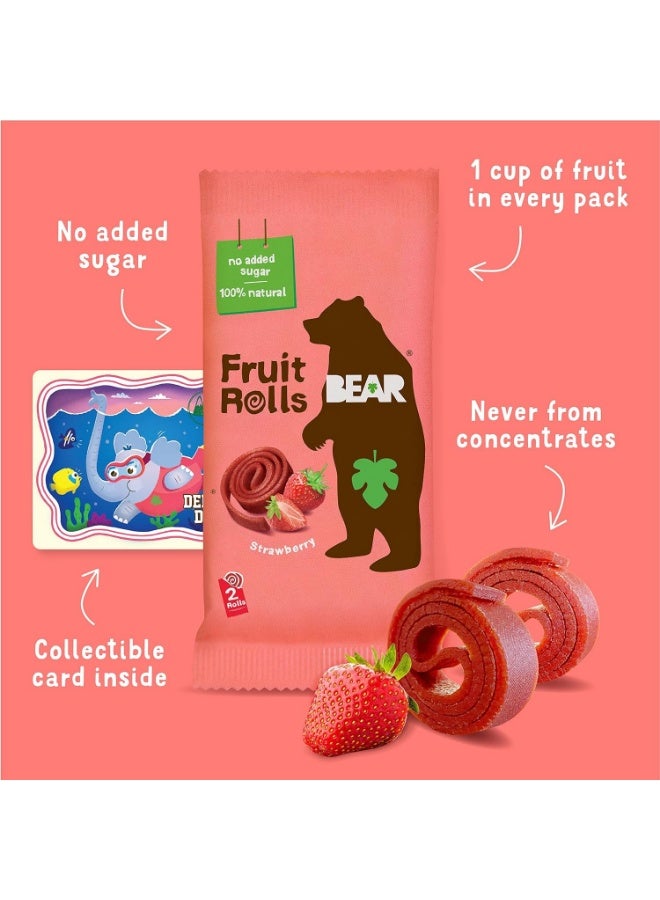 BEAR Fruit Rolls Strawberry 9 x 20g - Image 3