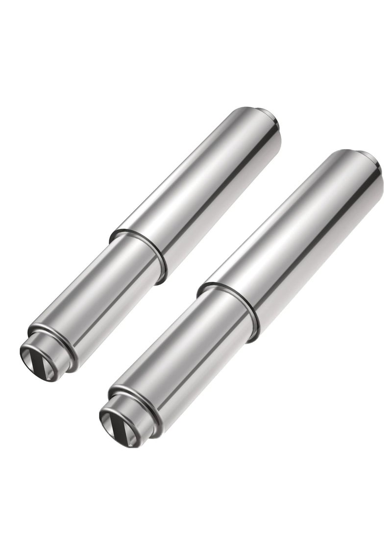 Generic - 2pcs Replacement Toilet Paper Roller, Posts Sold Separately, Chrome - Image 1