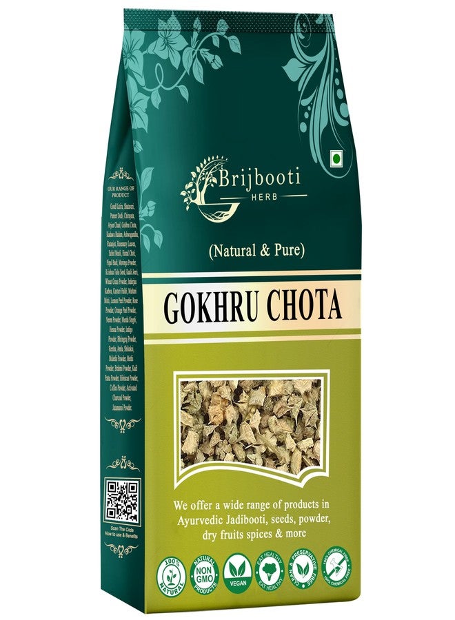 Brijbooti Gokhru Chota 400 gram - Tribulus Terrestris Seeds - Small Caltrops - Pure & Natural - Image 1