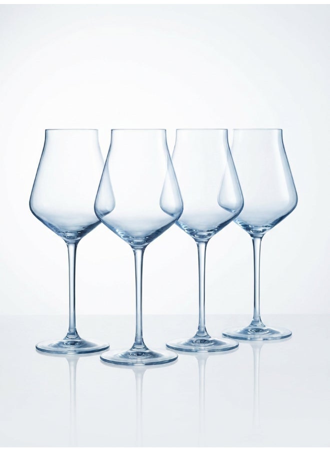 Chef & Sommelier طقم كؤوس النبيذ Reveal Up 4 × 390 مل للنبيذ، الشمبانيا، العصير، الماء، المشروبات الغازية، المشروبات الكحولية، المشروبات الساخنة - Image 1