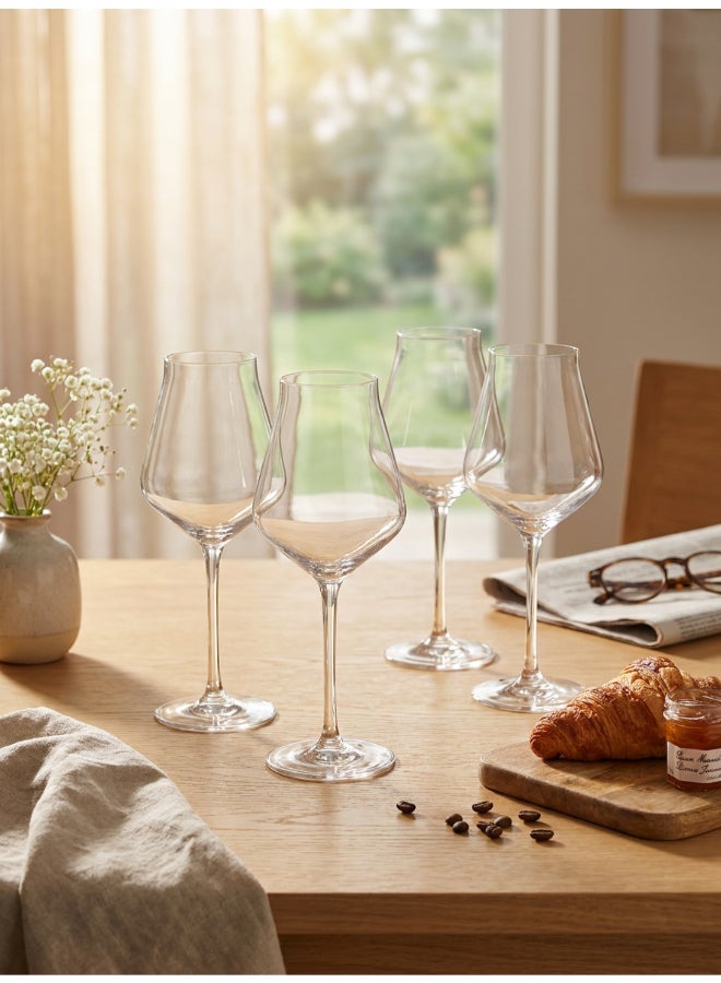Chef & Sommelier طقم كؤوس النبيذ Reveal Up 4 × 390 مل للنبيذ، الشمبانيا، العصير، الماء، المشروبات الغازية، المشروبات الكحولية، المشروبات الساخنة - Image 3