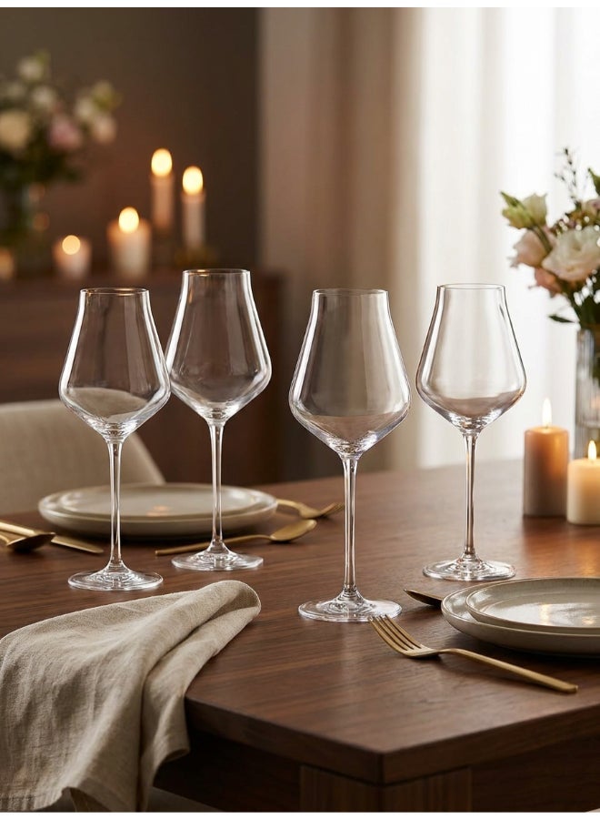 Chef & Sommelier طقم كؤوس النبيذ Reveal Up 4 × 390 مل للنبيذ، الشمبانيا، العصير، الماء، المشروبات الغازية، المشروبات الكحولية، المشروبات الساخنة - Image 4