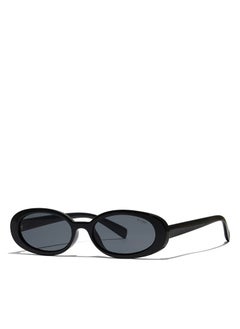 Blackout DREW Women Black Sunglasses - Frame Material: Thermoplastic Rubber (TR90)- Frame Color: Black-Lens Color: Gray  - Full Rim  - Image 2