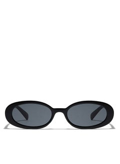 Blackout DREW Women Black Sunglasses - Frame Material: Thermoplastic Rubber (TR90)- Frame Color: Black-Lens Color: Gray  - Full Rim  - Image 1