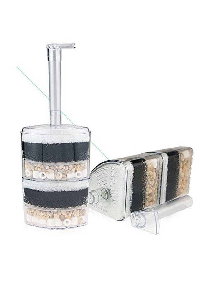 VAYINATO VAYINATO Xinyou Xy-2010 Corner Filter with Filter Media(Suitable Up to 3 Feet Tank) A Simple and Efficient Filter for Your Aquarium  - Image 3