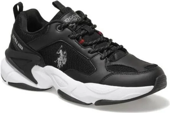 يني كوزا New Koza A101503746 101503746 Maybe Wmn 4fx U.s. Polo Assn. Women's Sports Shoes Black/white