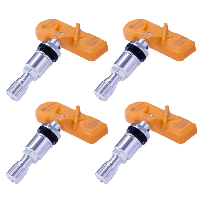 IM1001 TPMS Sensor 315MHz Aluminum Stem Tire Pressure Sensors PreProgrammed Tire Sensor for Cars Ready to Install Tpms Sensors Compatible for Chrysler Dodge Chevrolet More Pack of 4