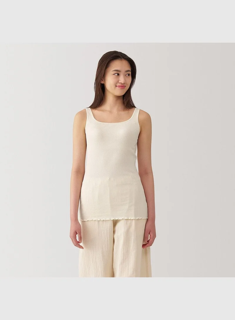 MUJI Smooth Ribbed Bra Tank Top
