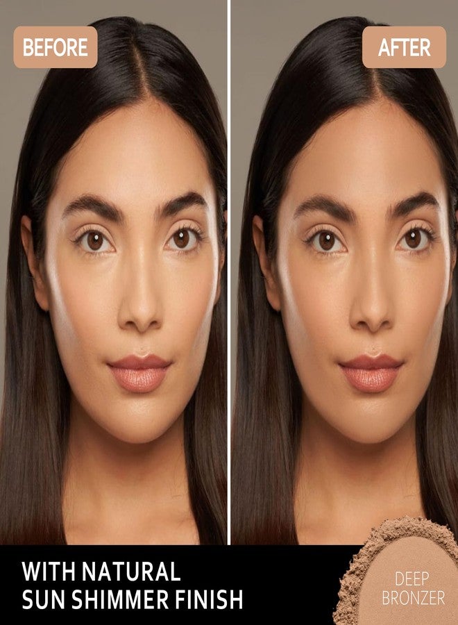 إف في بودرة برونزية من إف في، تدوم طويلاً، مقاومة للماء وقابلة للتكثيف، تمنحكِ إطلالة برونزية حريرية، لمسة نهائية متوهجة كبشرة الشمس، خالية من التلك، لون برونزي داكن، 0.28 أونصة - Image 2