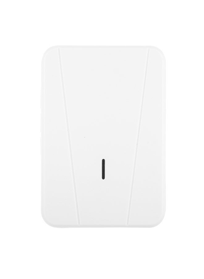 NIBEMINENT Wireless Doorbell Chime With LED White 9.5x6.5x7cm - Image 1