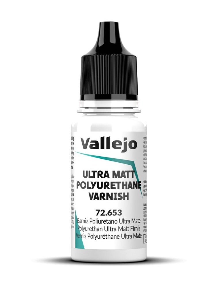 Vallejo - 72.653 ULTRA MATT POLYURETHANE VARNISH 18ml - Image 1
