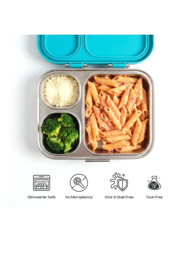 Spriggo Vault Funk Lunch Box For Kids - Purple Cyan
