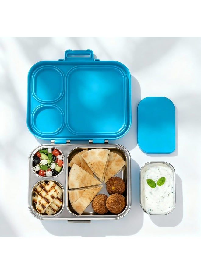 Spriggo Vault Funk Lunch Box For Kids - Purple Cyan