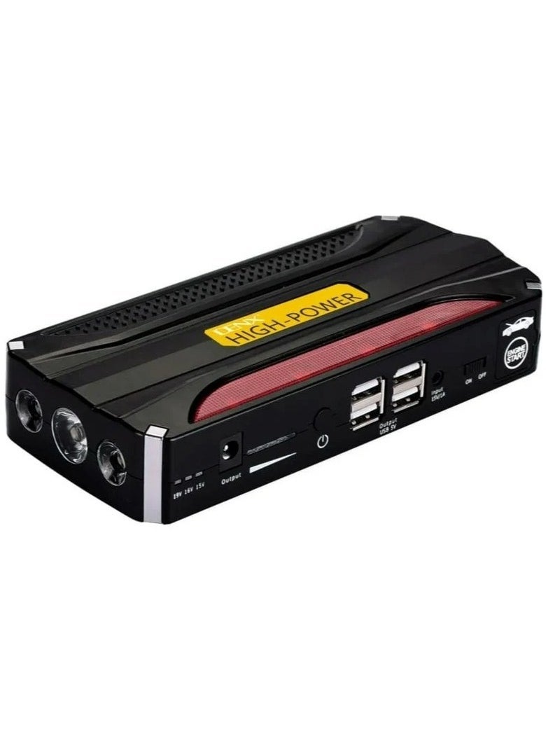 Denx Dx1785 Portable Car Starter Subscription Battery + 20000 Mah Multi-Use Air Blower  - Image 2